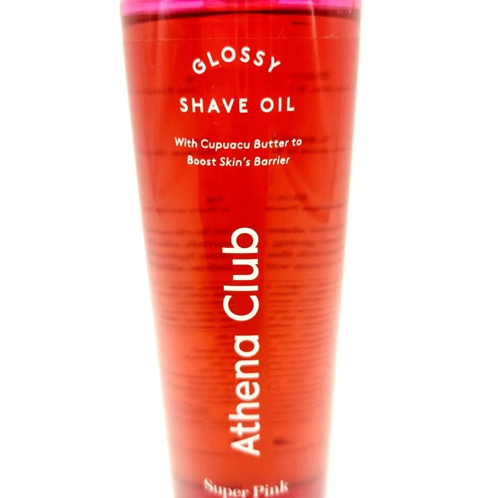 Athena Club Glossy Shave Oil Super Pink 8oz‎ Hydrating Shaving Oil